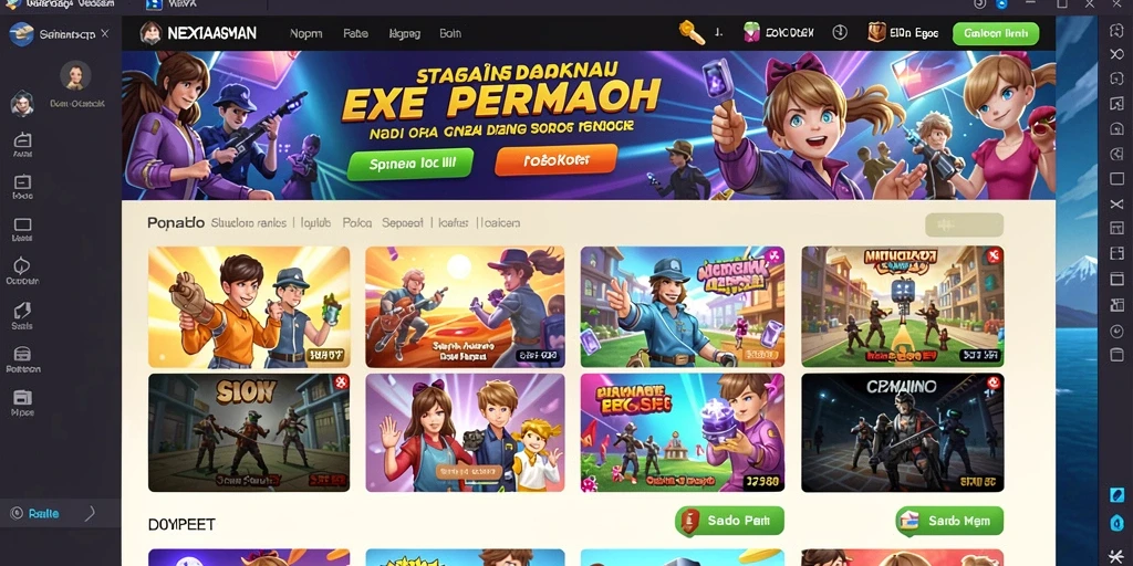 Screenshot menampilkan karakter unik dalam permainan 62VIP.
