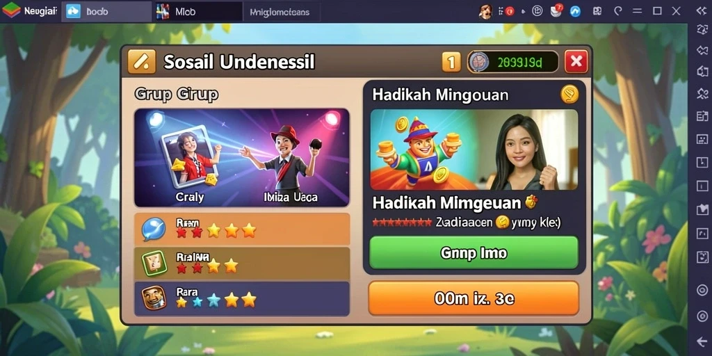 Komunitas pemain aktif yang saling berbagi tips.