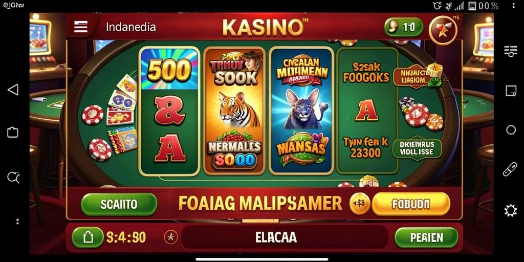 Screenshot dari aksi seru dalam permainan.