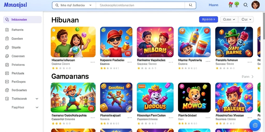 Fitur interaktif untuk bermain dengan teman.