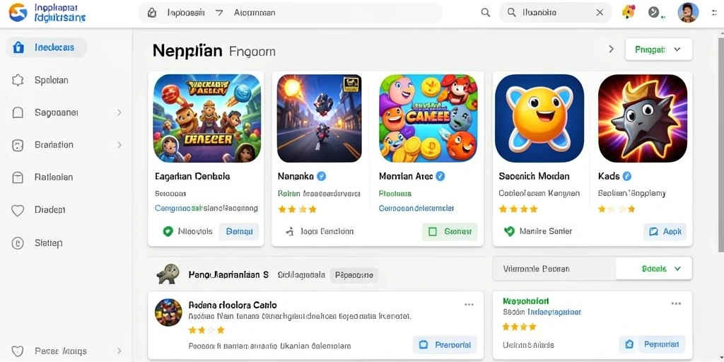 Tangkapan layar level yang menantang dan memikat.