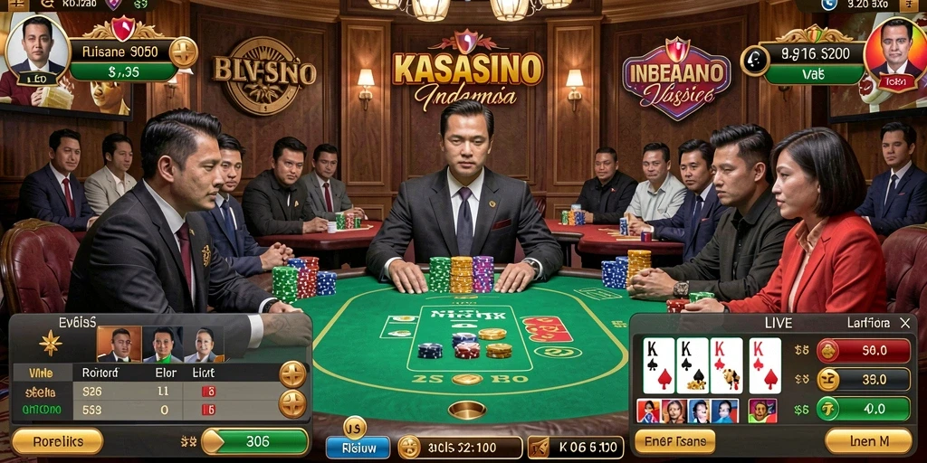 Pemandangan lapangan sepak bola yang realistis dalam game.