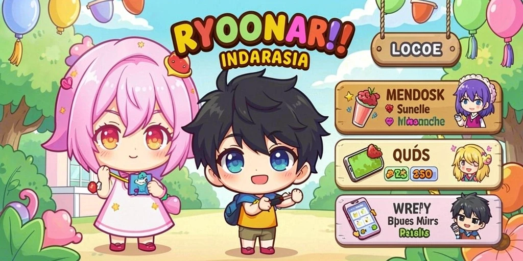Dunia permainan yang penuh warna dan menarik.
